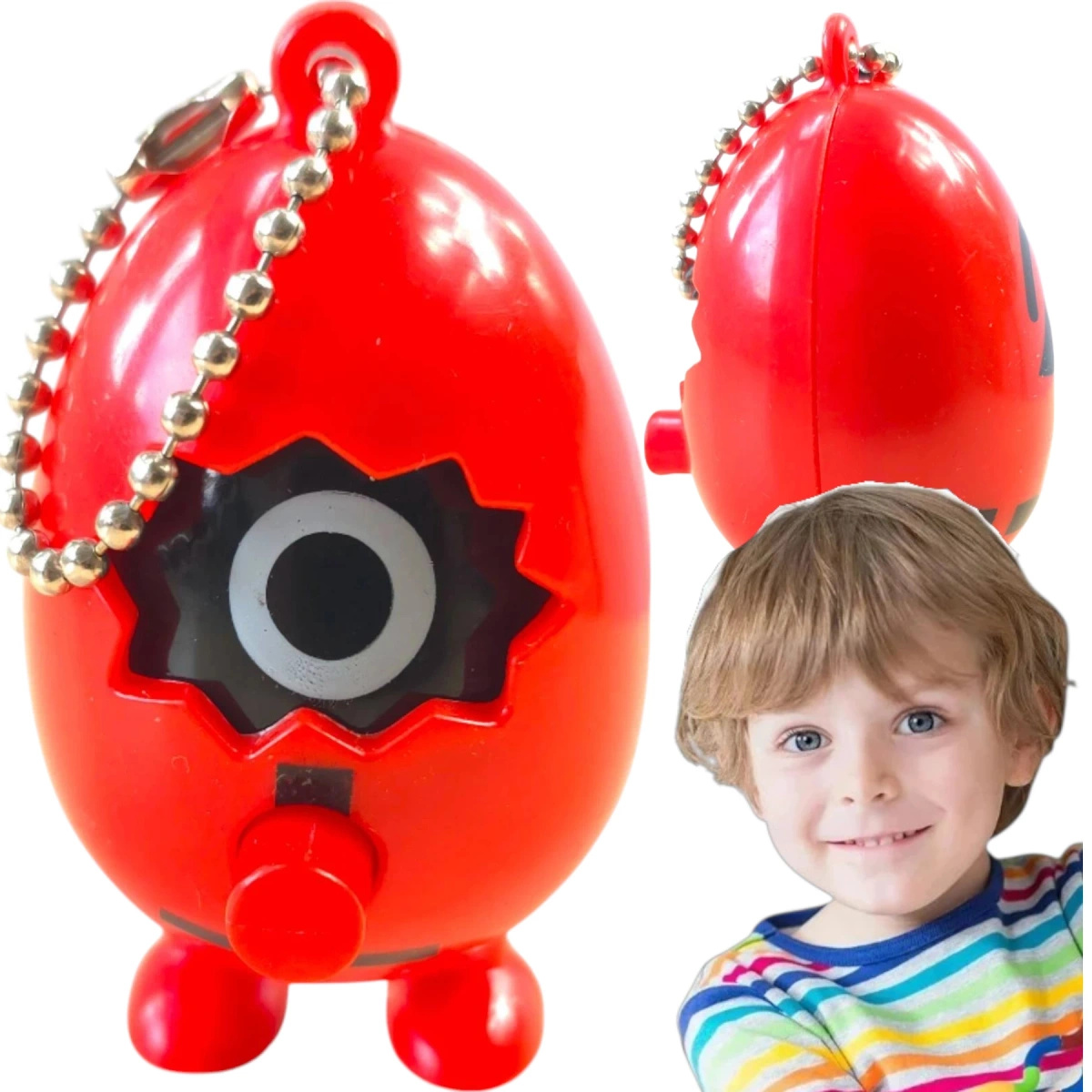 ZABAWKA ANTYSTRESOWA FIGURKA BRELOCZEK DO KLUCZY SQUID GAME ZAWIESZKA 3w1