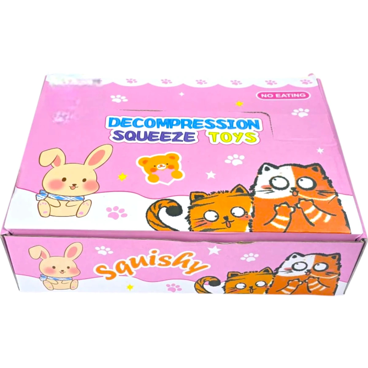 KOCI ŁAPKA GNIOTEK ANTYSTRESOWY SENSORYCZNY FIDGET PSIA ŁAPA SQUISHY PUSH