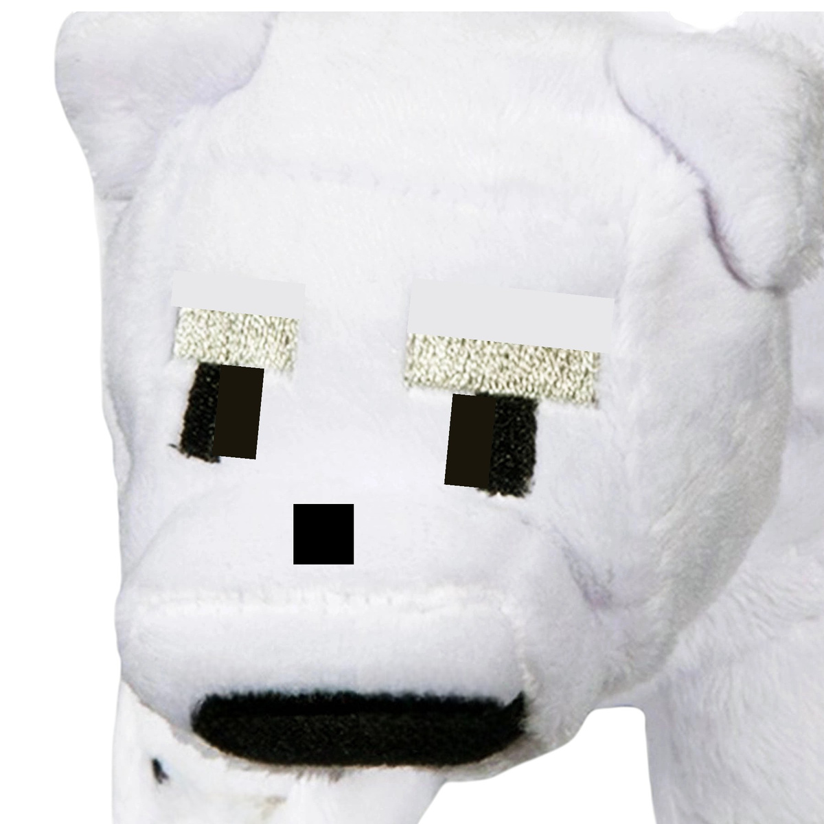 MINECRAFT DUŻA MASKOTKA Z GRY NIEDŹWIEDŹ POLARNY PLUSZOWA FIGURKA BIAŁY MIŚ