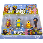 ZESTAW FIGUREK BLUEY I BINGO PRZYJACIELE 4 SZT FIGURKI Z BAJKI FIGURKA 