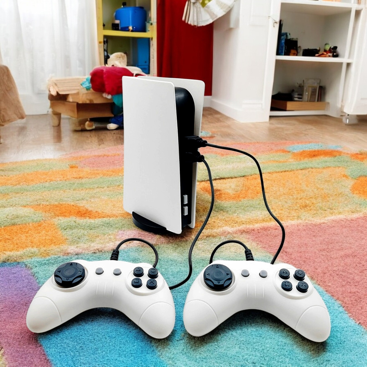 KONSOLA TELEWIZYJNA RETRO GAME STATION 5 GS5 - 300 GIER  2 PADY 