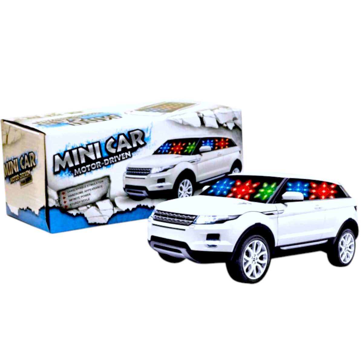 AUTO SUV SAMOCHÓD TERENOWY ŚWIECI DŹWIĘKI SILNIKA AUTO DRIVE DUŻY POJAZD 