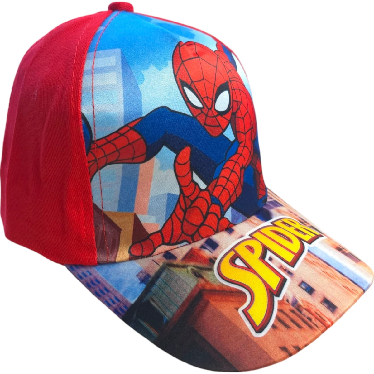 CZAPKA Z DASZKIEM DLA DZIECI SPIDERMAN BEJSBOLÓWKA LETNIA DZIECIĘCA 4-8 LAT