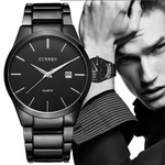 MĘSKI ZEGAREK CURREN  ELEGANCKI KWARCOWY STAL NIERDZEWNA WODOSZCZELNOŚĆ