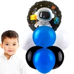 ZESTAW BALONY KOSMOS ASTRONAUTA URODZINY 7el. ZESTAW KOSMICZNYCH BALONÓW
