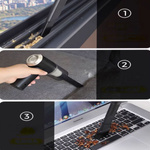 MINI RĘCZNY ODKURZACZ DO DOMU SAMOCHODU BEZPRZEWODOWY DO AUTA  3w1 DMUCHAWA