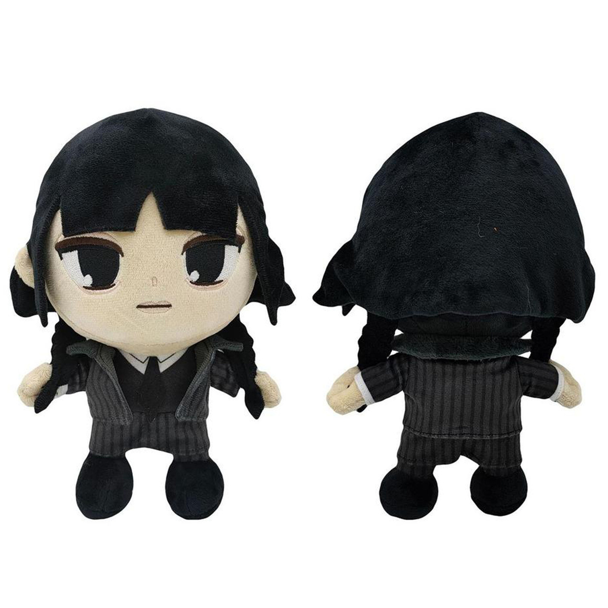 WEDNESDAY ADDAMS DUŻA PLUSZOWA MASKOTKA LALKA 24cm PLUSZOWA PRZYTULANKA