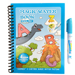 WODNA KOLOROWANKA ALFABET ABC MAGICZNY FLAMASTER 4 OBRAZKI DO KOLOROWANIA