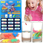 MAGICZNE KAPSUŁKI ROSNĄCE WODZIE ZWIERZĘTA MORSKIE DO KĄPIELI W WANNIE