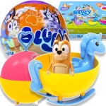 BLUEY I BINGO DUŻA KULA NIESPODZIANKA FIGURKA BRELOCZEK W KULI + AKCESORIA