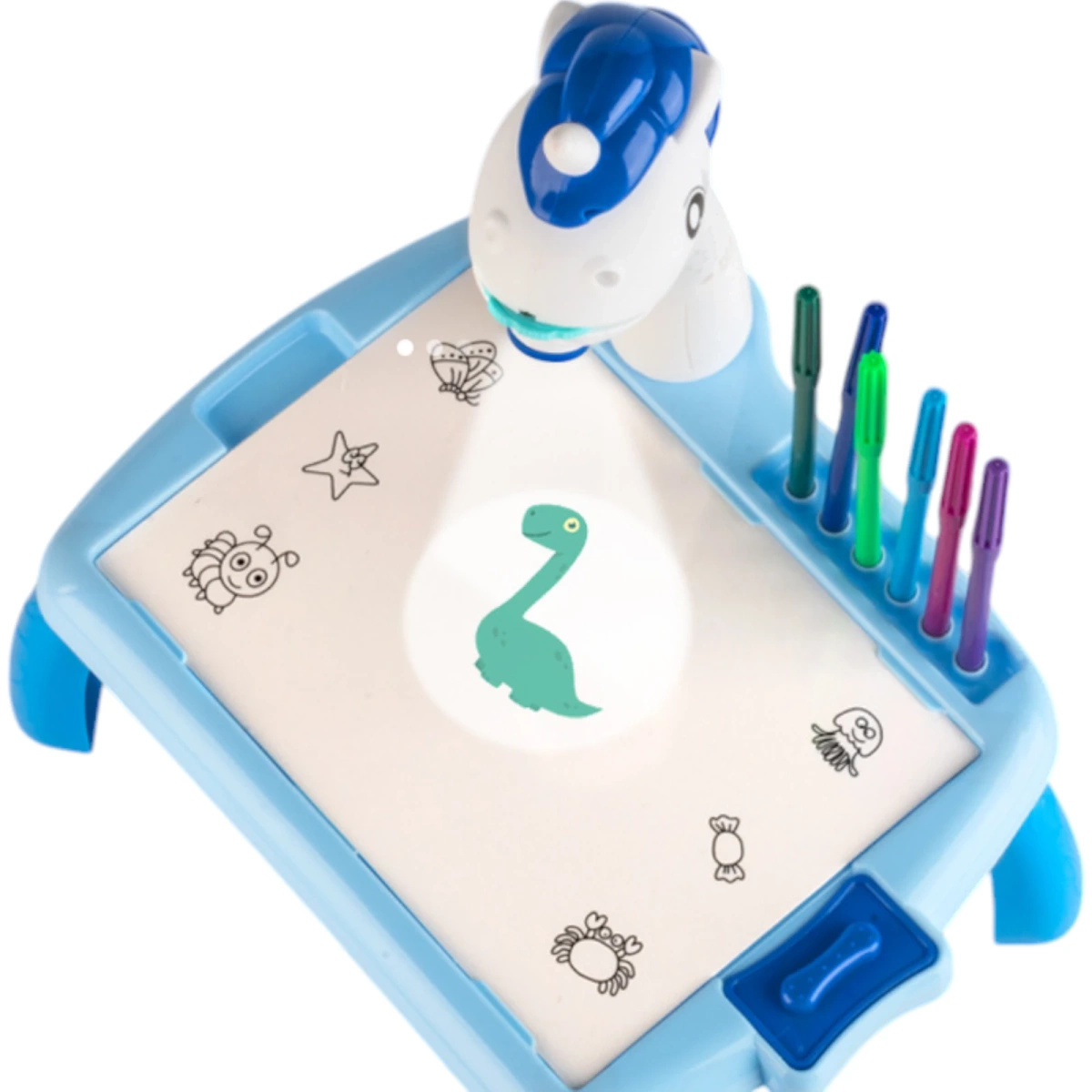 MAGICZNY STOLIK DO RYSOWANIA Z PROJEKTOREM TABLICA DUŻA ŚWIECI STÓŁ BIURKO