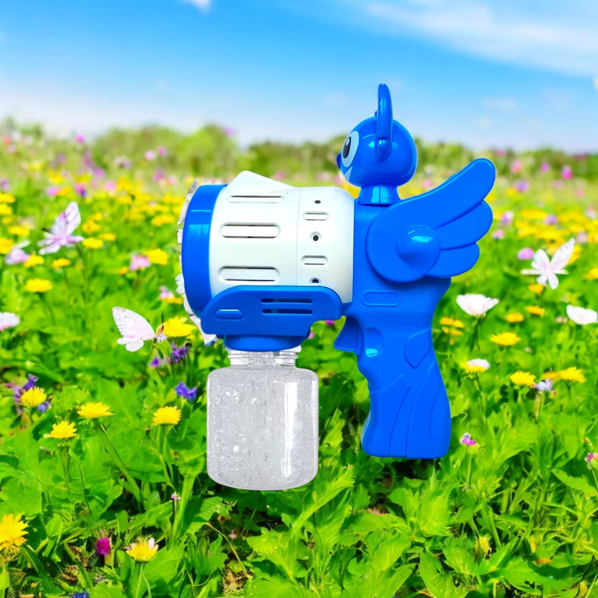 PISTOLET DO BANIEK MYDLANYCH LILO STICH AUTOMAT BAŃKI MYDLANE PŁYN STITCH