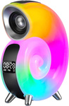 LAMPKA NOCNA LED ŚLIMAK RGB BLUETOOTH ZEGAR RADIO GŁOŚNIK APLIKACJA 