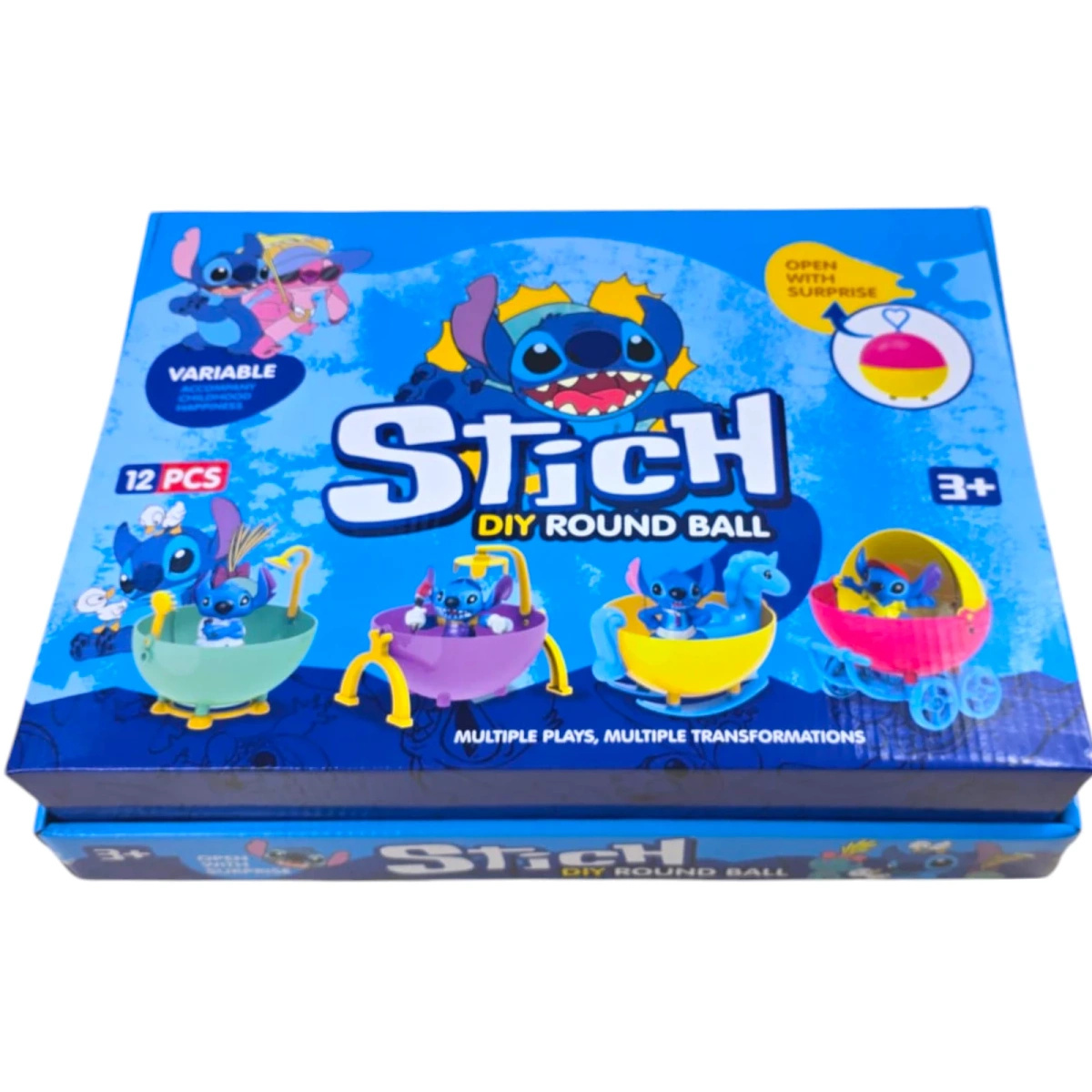 LILO I STICH KULA NIESPODZIANKA FIGURKA BRELOCZEK W KULI STITCH + AKCESORIA