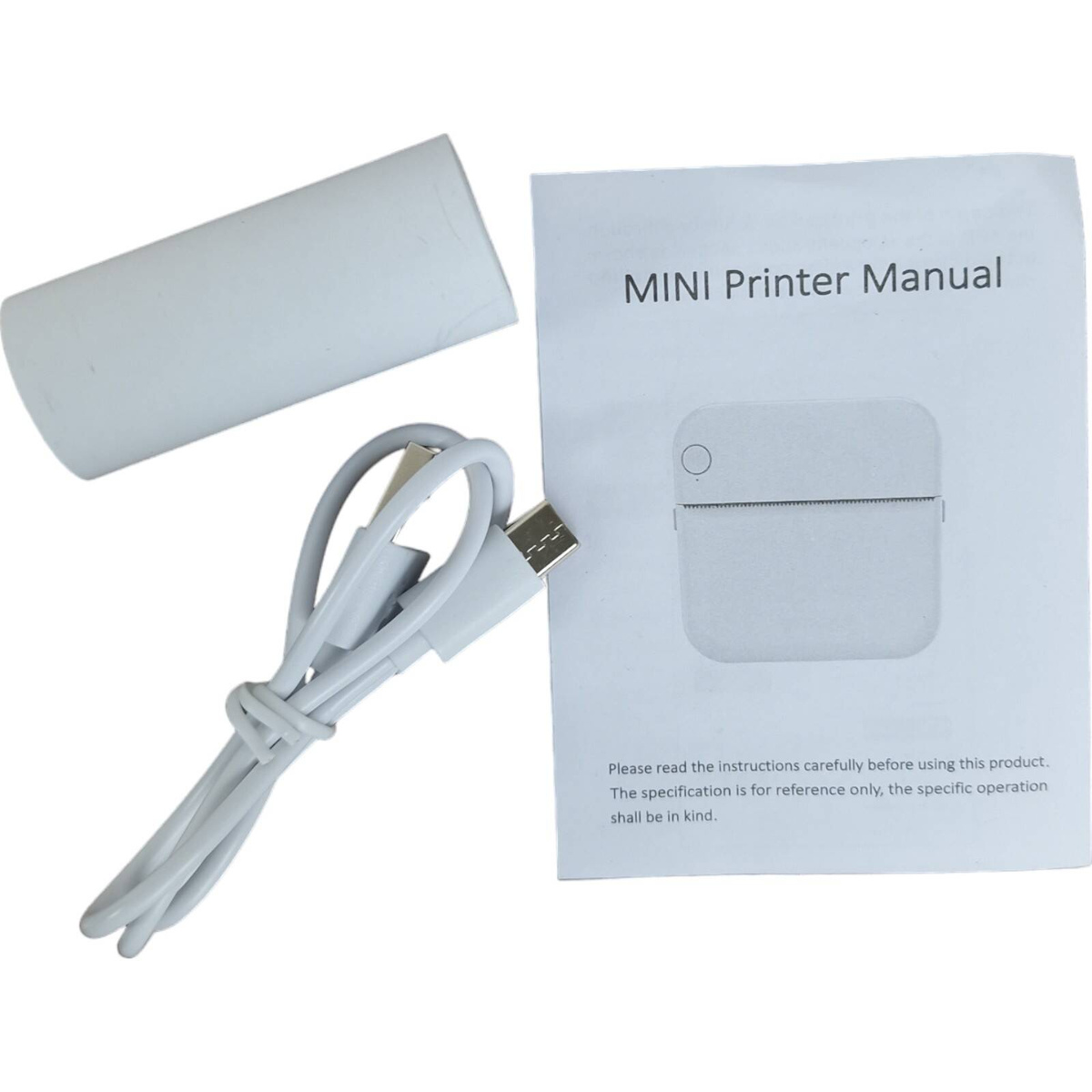 MINI DRUKARKA TERMICZNA KOTEK PRZENOŚNA PREZENT DLA DZIECI KOT DRUKUŚ ROLKA