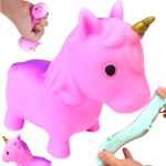 GNIOTEK ANTYSTRESOWY JEDNOROŻEC ZABAWKA SENSORYCZNA ANTYSTRESOWA FIDGET