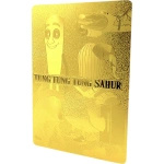 BRAINROT KARTY KOLEKCJONERSKIE ZŁOTE TUNG TUNG SAHUR BALERINA KAPUCZINA 55