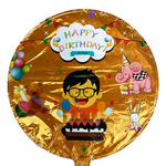 DUŻY BALON FOLIOWY URODZIMOWY HAPPY BRITHDAY NA URODZINY POMPOWANY HELEM