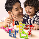 KOSTKA LOGICZNA UKŁADANKA MAGICZNY WĄŻ MAGIC SNAKE ŁAMIGŁÓWKA ZABAWKA EDU