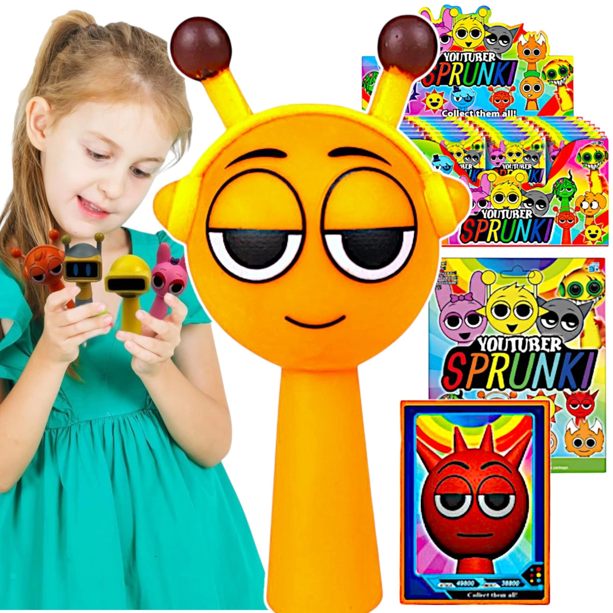 SPRUNKI - SASZETKA NIESPODZIANKA FIGURKA +  KARTA KOLEKCJONERSKA SPRUNKI