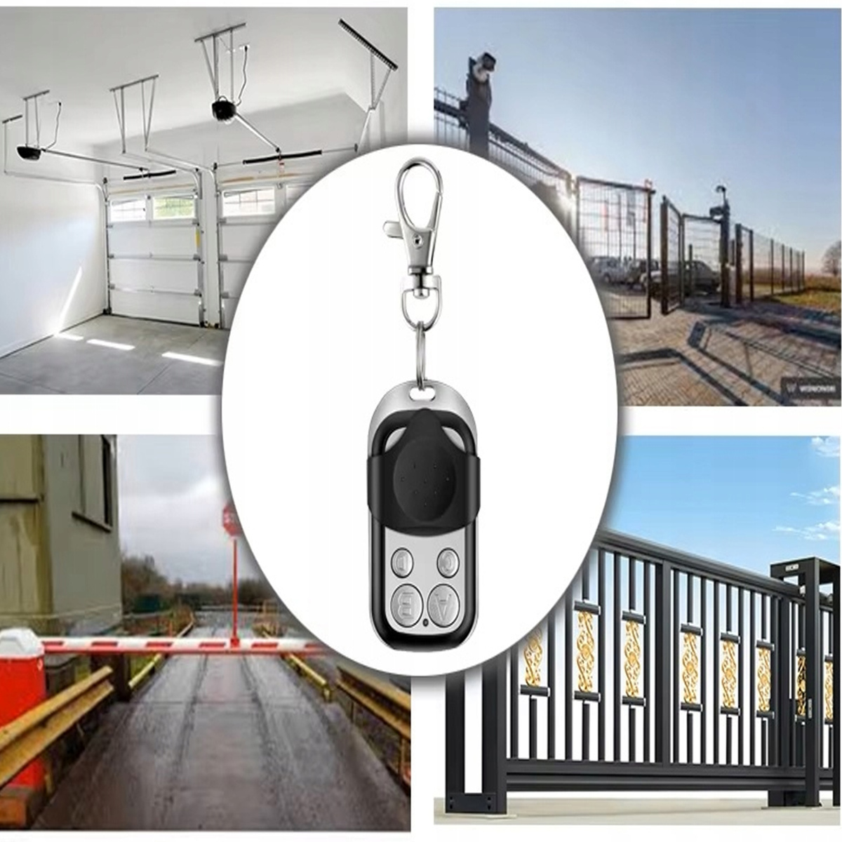 PILOT DO BRAMY SAMOKOPIUJACY UNIWERSALNY ALARMU ROLET 433HZ DUŻY ZASIEG