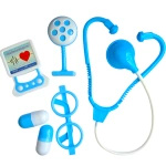 ZESTAW LEKARSKI MAŁEGO DOKTORA LEKARZ DLA DZIECI MINI DOKTOR STETOSKOP 4w1