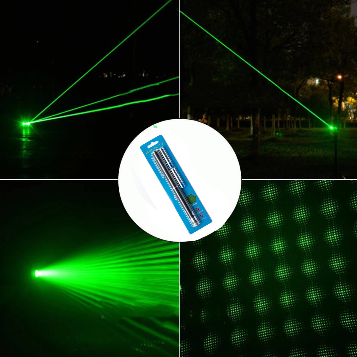 ULTRA LASER MOCNY WSKAŹNIK LASEROWY ZIELONY WIELKI ZASIEG LASEREK 