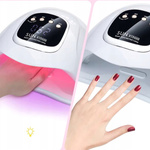 LAMPA DO PAZNOKCI UV LED 280W DO HYBRYD ŻELI MOCNA HYBRYDY SUN X15 MAX