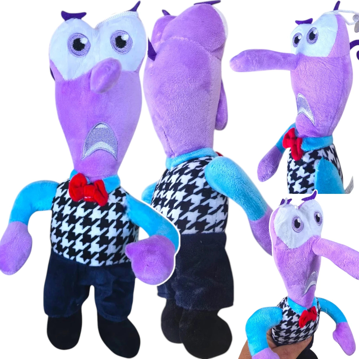 MASKOTKA STRACH Z BAJKI W GŁOWIE SIĘ NIE MIEŚCI PLUSZOWA PRZYTULANKA PLUSZ