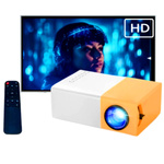 PRZENOŚNY MINI RZUTNIK PROJEKTOR LED FULL HD PRO KINO W DOMU FILMY BAJKI