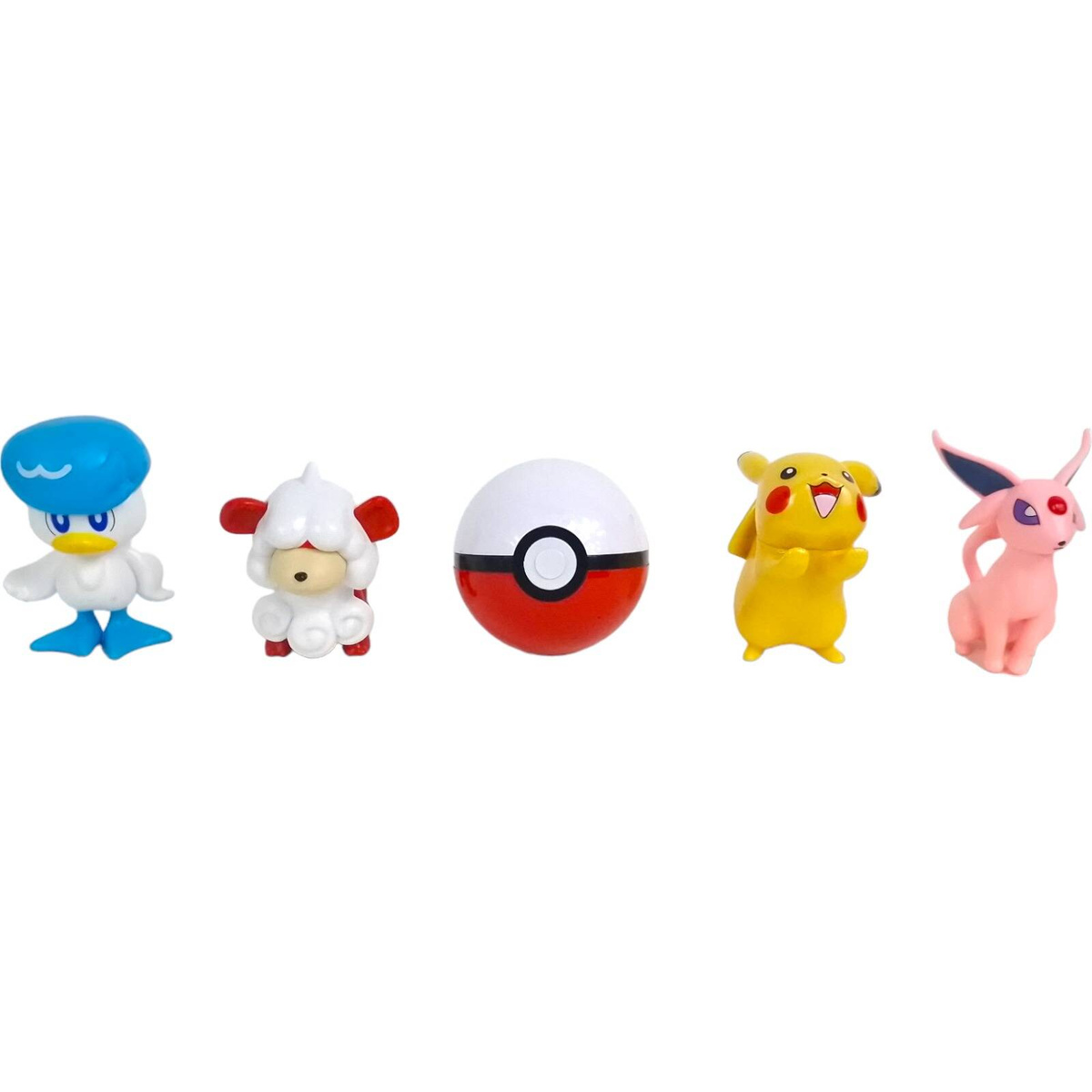 POKEMON ZESTAW FIGUREK 5w1 POKEBALL KULA FIGURKI FIGURKA 4 SZTUKI PIKACHU