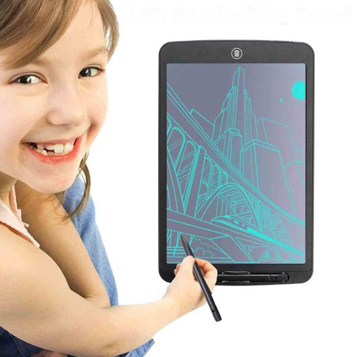 TABLET GRAFICZNY DO RYSOWANIA ZNIKOPIS TABLICA 8.5 RYSIK PODŚWIETLENIE LCD