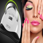 LAMPA DO PAZNOKCI UV LED HYBRYDA ŻEL MOCNA X7 MAX LCD AŻ 57 DIOD UV LED