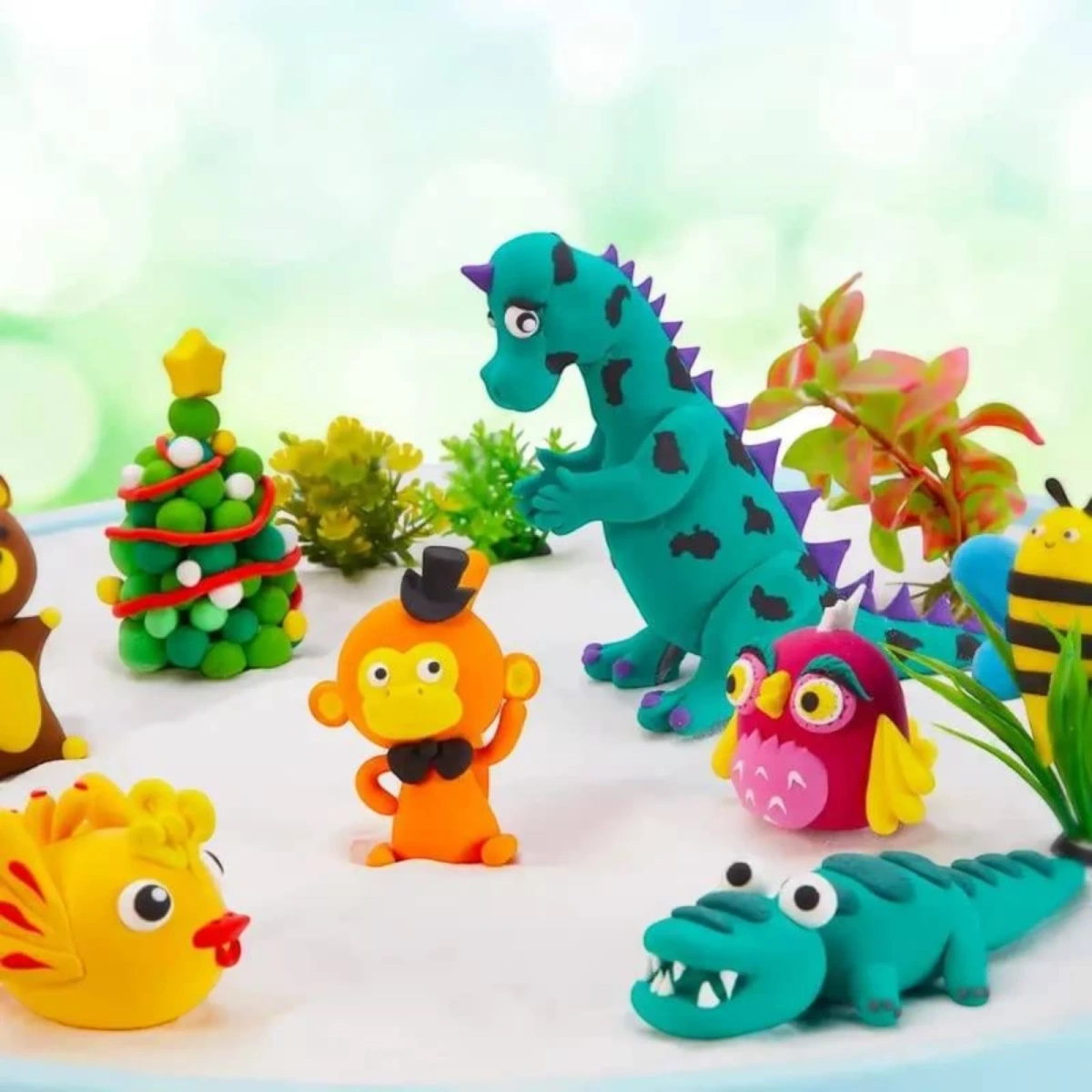 Super Clay Magiczna Piankolina Sensoryczna 48 sztuk