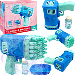 PISTOLET NA BAŃKI MYDLANE MASZYNA DO BANIEK MYDLANYCH WYRZUTNIA + PŁYN