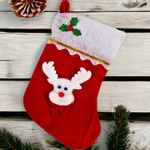 SKARPETA ŚWIĄTECZNA DEKORACYJNA NA PREZENTY KOMINEK MIKOŁAJ BOŻE NARODZENIE