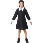 STRÓJ WEDNESDAY ADDAMS SUKIENKA NA IMPREZĘ PRZEBRANIE NA HALLOWEEN rozm S