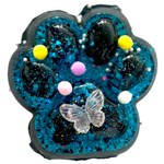 GNIOTEK ANTYSTRESOWY KOCIA ŁAPKA Z POSYPKĄ ZABAWKA SENSORYCZNA ANTYSTRESOWA