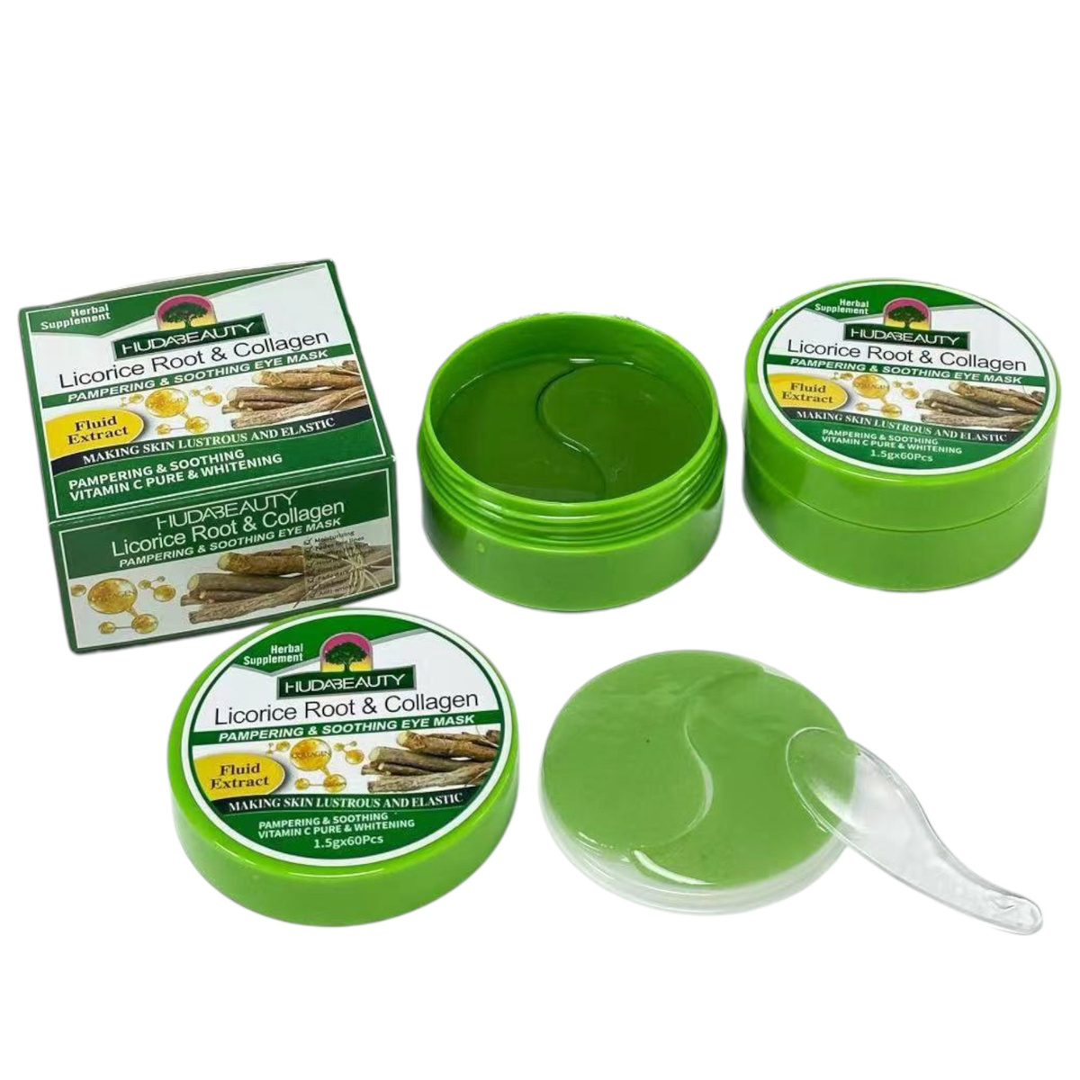 HYDRO ŻELOWE PŁATKI POD OCZY Z KORZENIEM LUKRECJI I KOLAGENEM 60szt.