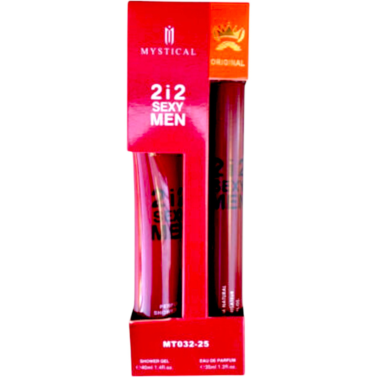 ZESTAW DLA MĘŻCZYZN ŻEL DO MYCIA CIAŁA 40ml + PERFUMETKA 35ml 2i2 SEXY MEN