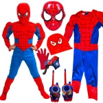 SPIDERMAN Zestaw Strój Dla Chłopca Kostium + Akcesoria