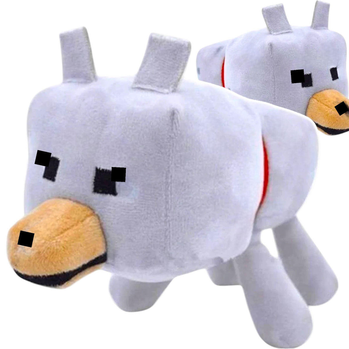 MINECRAFT PIES WILK DUŻA MASKOTKA Z GRY PLUSZOWA PLUSZAK POSTAĆ MIĘKKI 