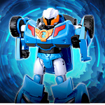 AUTO ROBOT TRANSFORMUJĄCY 2W1 SAMOCHÓD ROBOT POJAZD TRANSFORMUJE FIGURKA