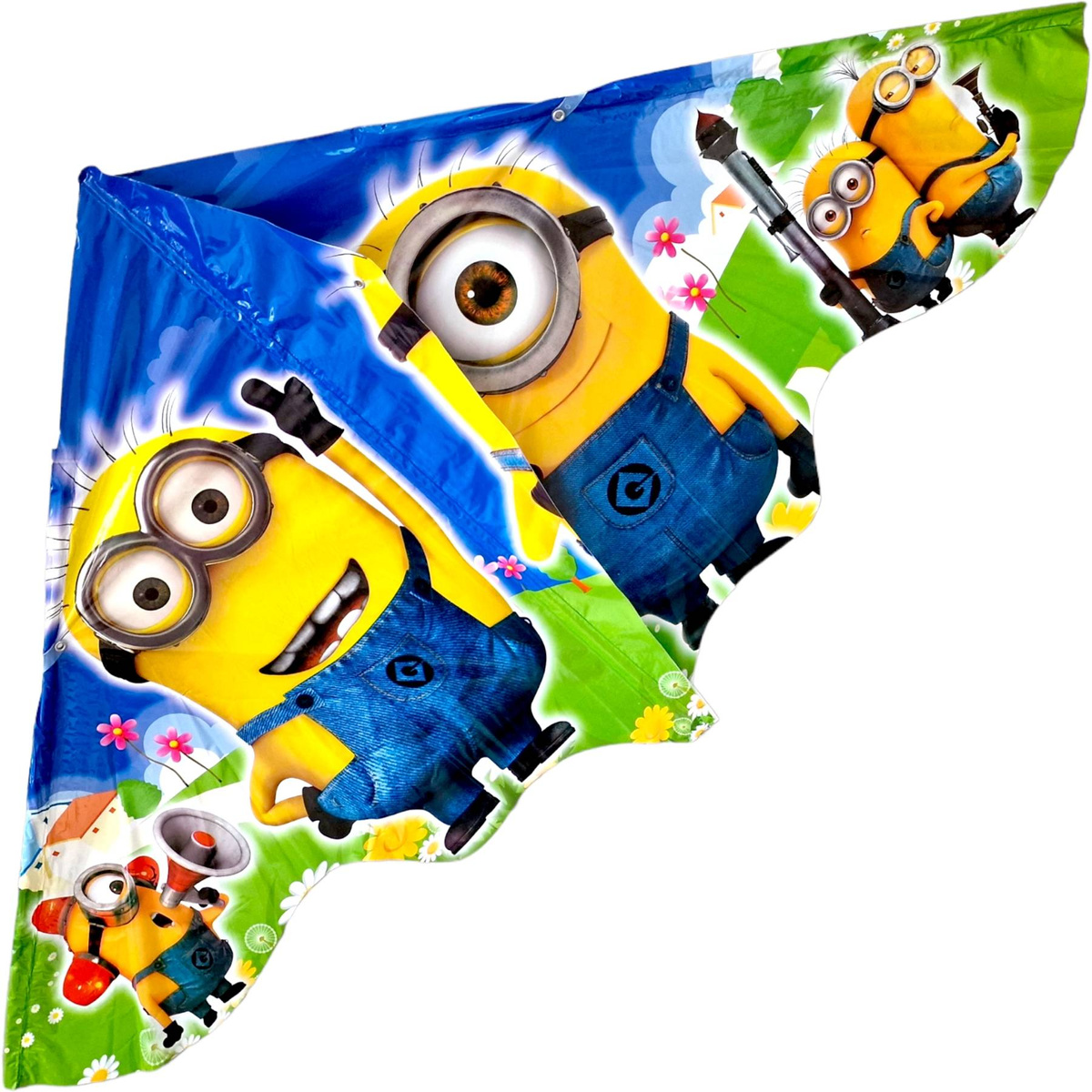 DUŻY LATAWIEC DLA DZIECI MINIONKI 120x60 CM XXL MINIONS GRU DRU + ŻYŁKA