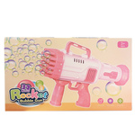 PISTOLET NA BAŃKI MYDLANE MASZYNKA WYRZUTNIA BANIEK MYDLANYCH BAZOOKA PŁYN