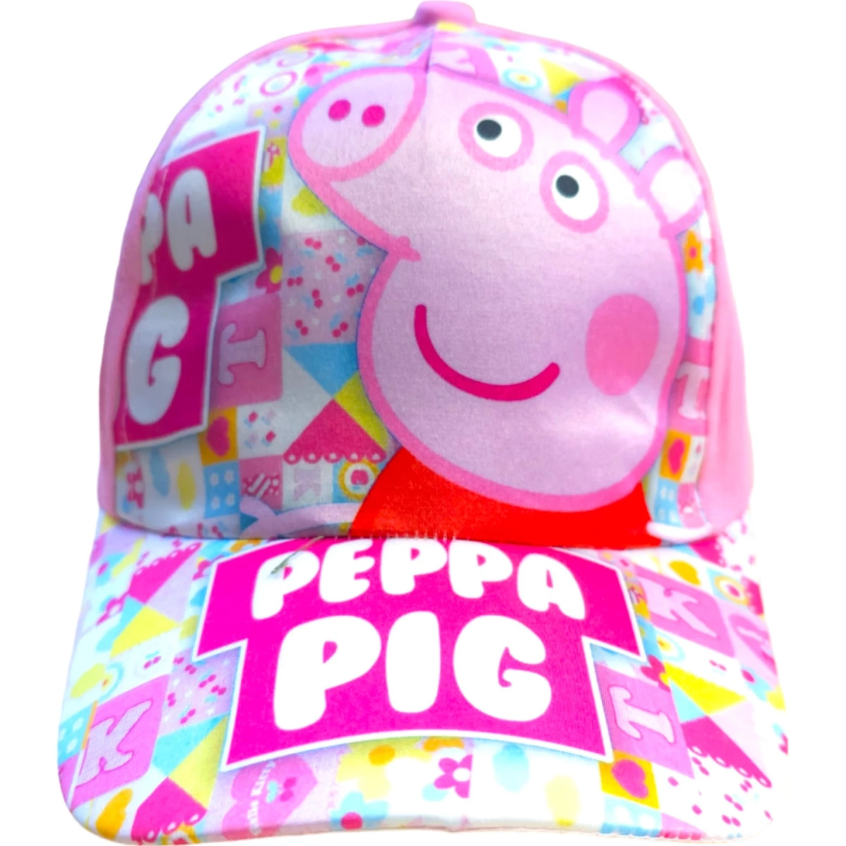 CZAPKA Z DASZKIEM DZIECIĘCA ŚWINKA PEPPA BEJSBOLÓWKA NA LATO DLA DZIECI