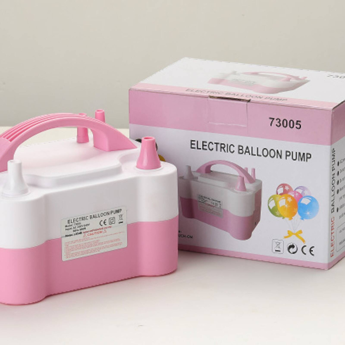 POMPKA ELEKTRYCZNA DO BALONÓW 2 DYSZE PROFESJONALNA SZYBKA WYDAJNA 600W