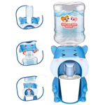 DYSTRYBUTOR DO WODY DLA DZIECI HIPOPOTAM + KUBEK BUTELKA NA NAPÓJ DOZOWNIK