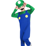 LUIGI SUPER MARIO Strój dla dzieci / Kostium LUIGI na imprezę rozmiar L 134-140 cm
