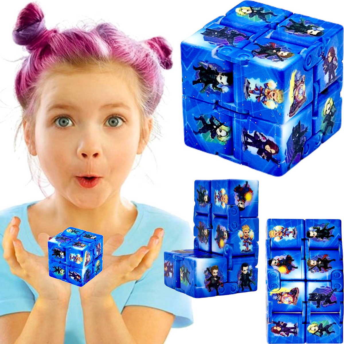 KOSTKA NIESKOŃCZONOŚCI ANTYSTRESOWA FIDGET ZABAWKA UKŁADANKA LOGICZNA